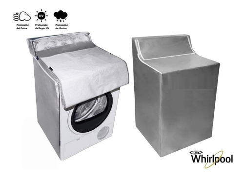 Set Cubre Para Impermeable Lavadora + Secadora Whirlpool