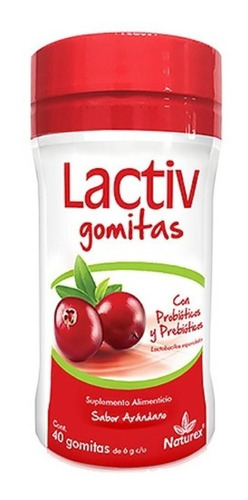 Lactiv C/40 Gomitas Naturex / Probióticos Y Prebióticos 