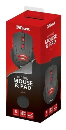 Imagen 4 de 6 de Mouse de juego Trust Ziva negro