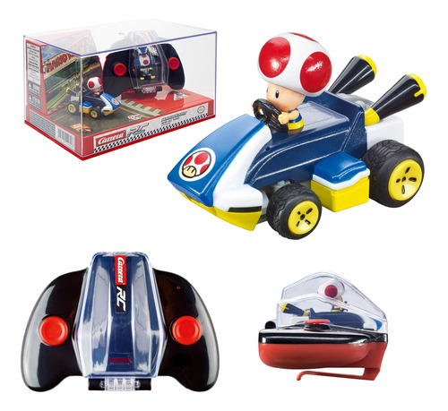 Coche De Juguete Carrera Rc Nintendo Mario Kart Toad 2,4 Ghz