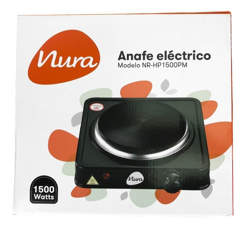 Imagen 7 de 10 de Anafe Electrico 1 Hornalla 1500w Cocina Portatil En El Dia