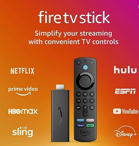 Imagen 1 de 2 de Fire Stick Con Control De Tv Y Comandos Por Voz Alexa
