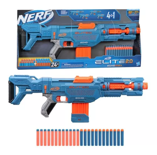 Compre Nerf elite 2.0 echo cs-10 e dardos oficiais nerf elite