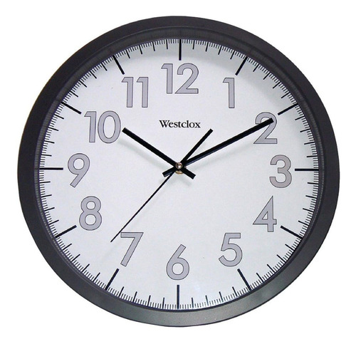 Reloj De Pared Redondo De Oficina De 14 , Negro