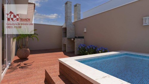 Casa Com 2 Dormitórios À Venda, 50 M² Por R$ 189.000,00 - Umuarama Parque Itanhaém - Itanhaém/sp - Ca0404