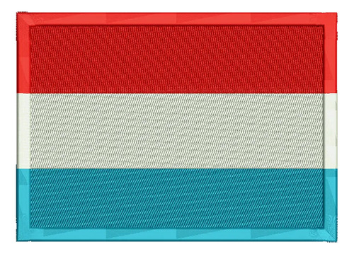 Bandera De Luxemburgo Parche Bordado - Eu001