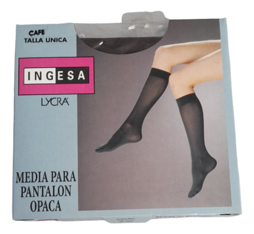 Paquete Medias Nylon Para Pantalón Ingesa, Talla Única.