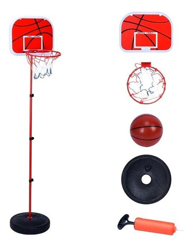 Juego Basketball Aro Tablero Para Niños 201cm Juguete