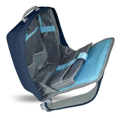Mochila Antirrobo Portanot. 17 Bg Berlin Metrobag (azul Osc)