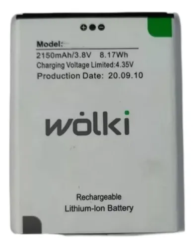 Pila Batería Wolki Ws056 Nueva
