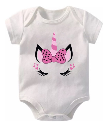 Body Bebe Pilucho Personalizado Unicornio