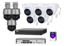 Comprar Kit 8 Cámaras Ip 1080p 3 Ptz 2tb Purple Poe Audio Nvr Dahua