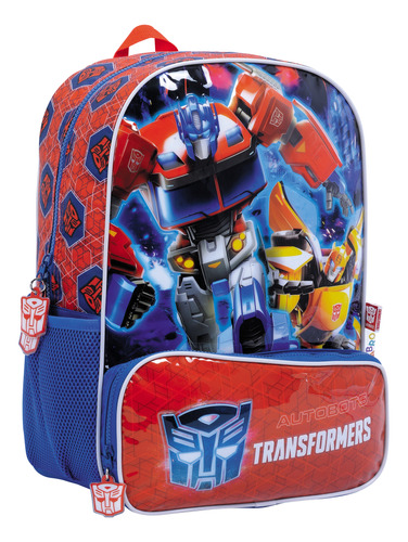 Mochila Transformers Autobots Hasbro 16 Pul Optimus Wabro