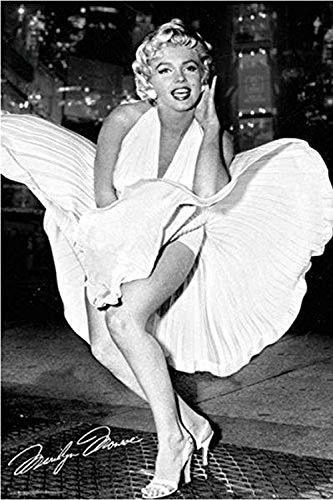 Pósteres - Buyartforless Marilyn Monroe - White Dress - 7 Ye