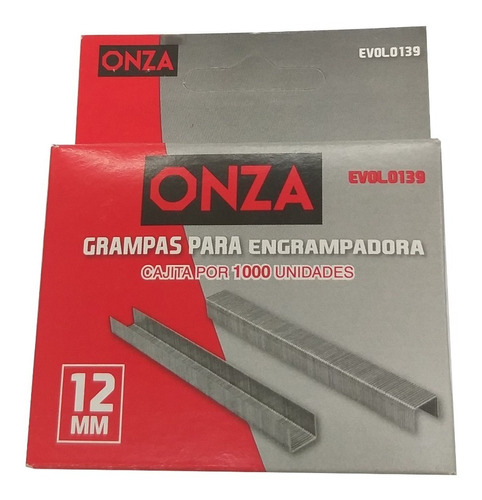 Grampas Repuesto  Para Engrampadora 12mm 1000 Unidades Neon