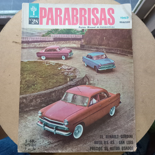 Revista Parabrisas N°28 Gordini Siambretta Austin Cadillac 