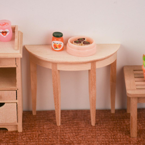 2 X 1/12 Mini Pequeña De Escritorio Casa De Muebles Sala De