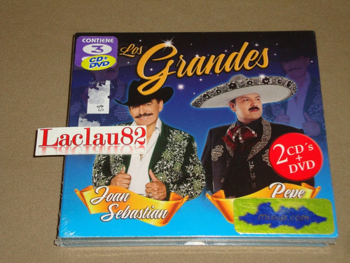 Los Grandes Joan Sebastian Pepe Aguilar 17 Sony 2 Cds +dvd