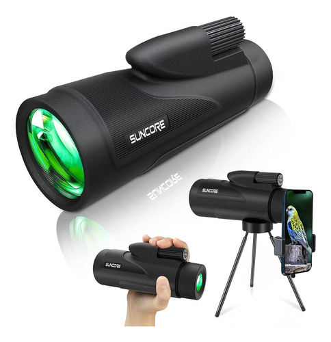 Luxsure Telescopio Monocular Para Smartphone, 12x50 Hd Monoc