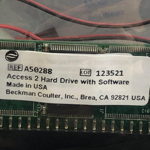 Backman Coulter Access 2 Hard Drive With Software A50288 