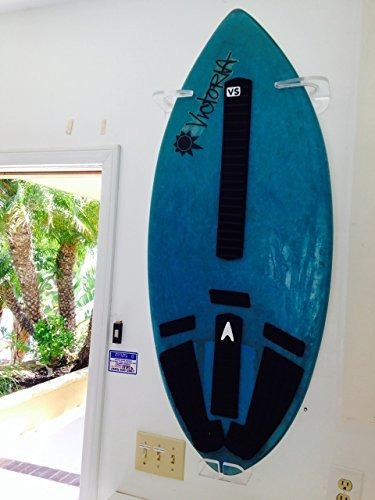 Imagen 7 de 9 de Tabla De Surf Estante De Pared De Acrílico Transparente Par