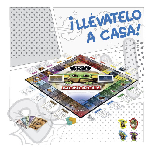 Monopoly Star Wars The Mandalorian Bebe Yoda Grogu (Usado)