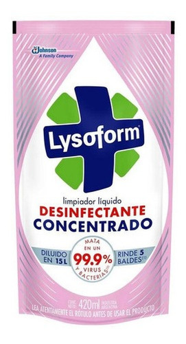 Lysoform Limpiador Líquido Bebe Doypack 420ml