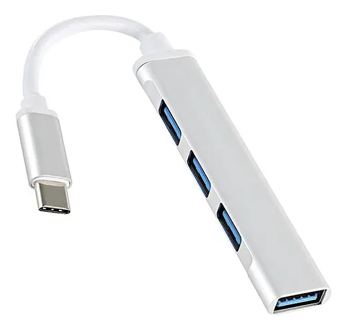 Adaptador Hub Multipuerto Tipo C A Usb 4 Puertos 2.0 3.0