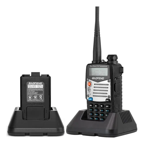 Baofeng Uv-5r - Radio De Mano De 8 W, Radio Bidireccional D.
