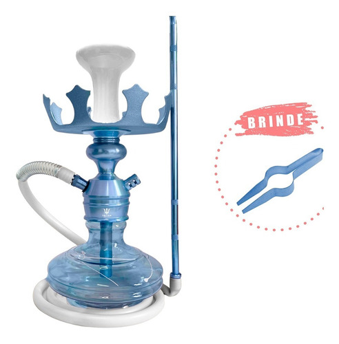 Imagem 3 de 8 de Narguile Triton Zip Original Prato Coroa Mangueira Silicone