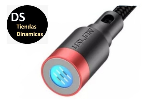 Cable 3 Metros Plug Magnético Carga Rápida Y Datos