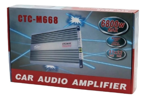 Amplificador De Audio Para Automóvil De 4 Canales 6800w