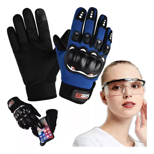 Guantes Táctiles Universales Función Táctil Extensible Unisex Rojo