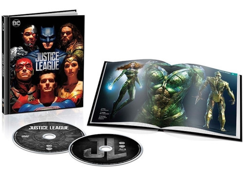 Liga De La Justicia Digibook Dc Comics Pelicula Blu-ray +dvd