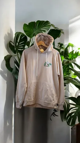 Hoodie Casa Rhomcus Unisex Algodón Escote V Con Capucha