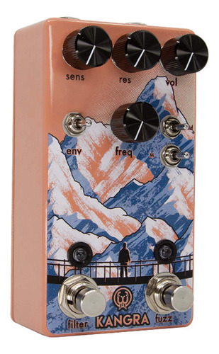 Walrus Audio Kangra Filtro Fuzz Guitarra Efectos Pedal Color Melocotón