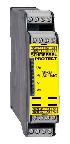 Kit Com 03 Relés De Segurança Srb 301 Mc - 24v Schmersal