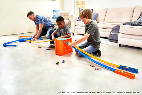 Conjunto De Trilhas Para Carros De Brinquedo Hot Wheels Trac