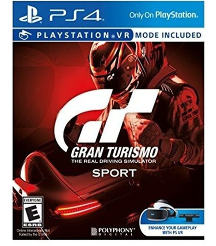 Gran Turismo Sport  Playstation 4