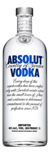 Pack De 6 Vodka Absolut Azul 1 L