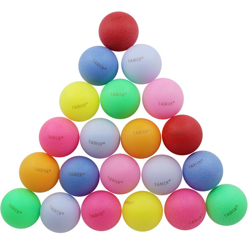 Paquete De 50 Pelotas De Ping-pong De Cerveza De Colores ...
