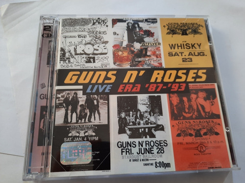Guns N' Roses -  Live Era 87 - 92 / 2 Cds - Primera Edicion