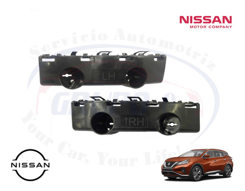 Kit Guias Defensa Delantera Murano 2016 Al 2019 Orig. Nissan