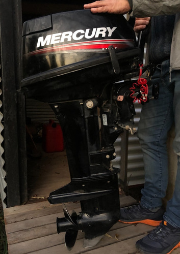 Imagen 1 de 10 de Motor Fuera De Borda Mercury 15 Hp 2tiempo Usado Como Nuevo!