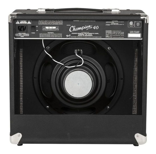 Fender Champion Series 40 - Negro/Plata - 220V