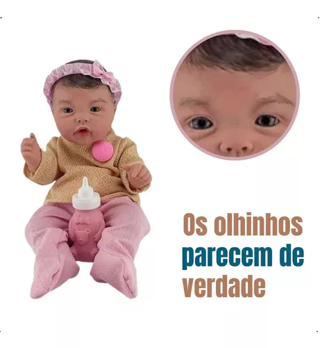 Boneca Bebê Reborn Mariazinha Original Sid-Nyl