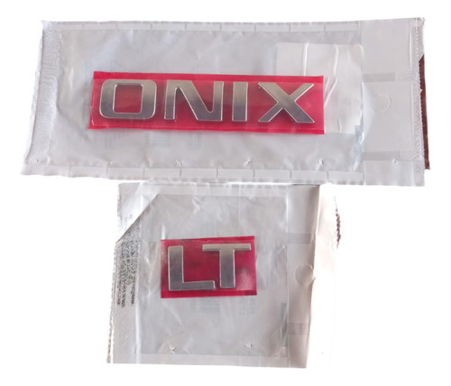 Kit Emblema Letreiro Cromado P/ Mala Onix Lt 2020 A 2025