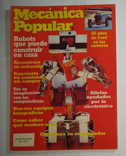 Revista Mecánica Popular Junio 1984 Vol. 37-6 - Robots