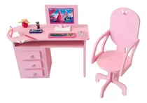 Comprar Muebles Pintados Para Casita De Muñeca. Sala De Computación