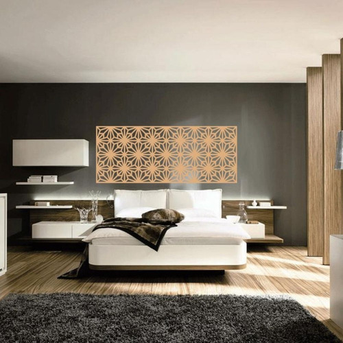 Imagem 6 de 8 de Kit 15 Placas Painel Vazado Decorativo Parede Cobogó Mdf 3mm